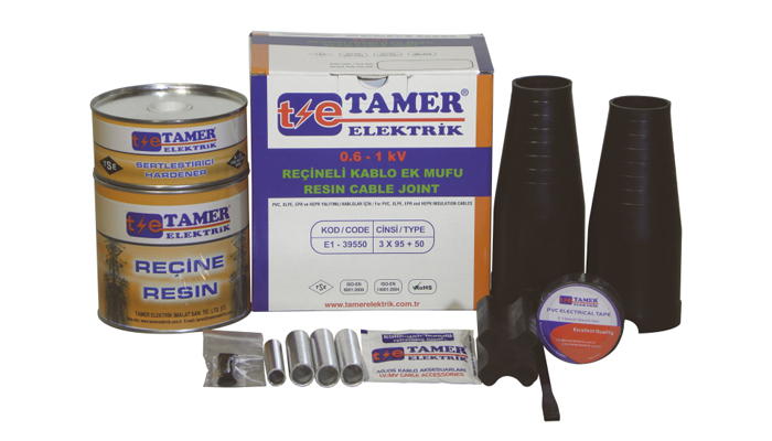 3X70+35 Reçineli  Kablo Ek Mufları 0,6/1KV